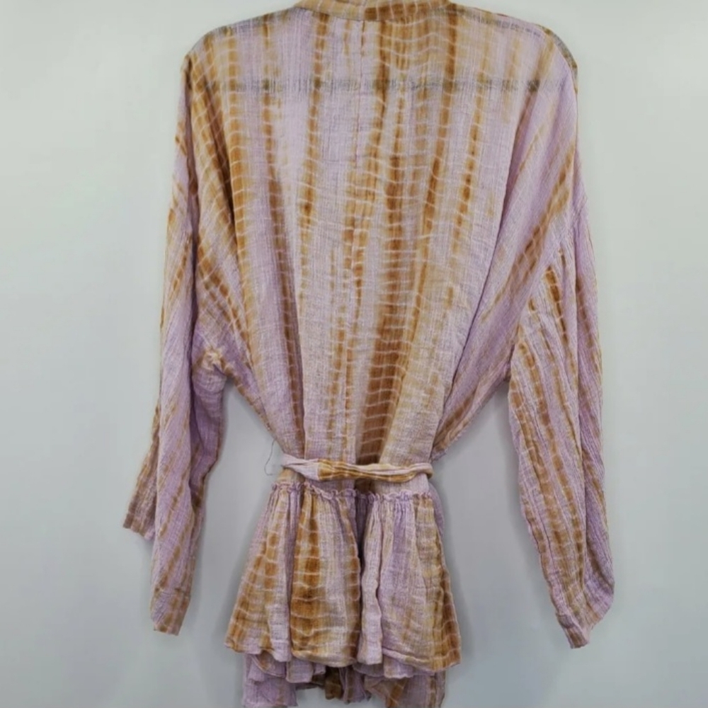 Free people Sasha lavender tie dye kimono - Picture 4 of 6